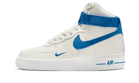 GPS - enabled softball shoes Air Force 1 High 40th Anniversary White Blue