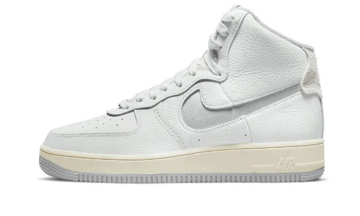Air Force 1 High Sculpt White Silver improve traction anti - odor shoes