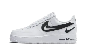 Air Force 1 Low '07 FM Cut Out Swoosh White Black gel - cushioned shoes