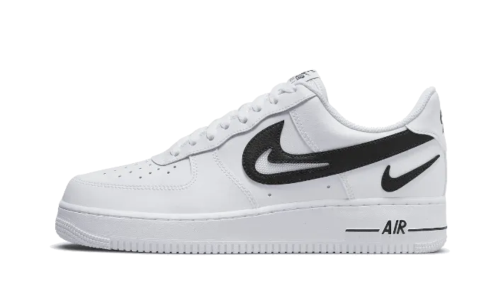 Air Force 1 Low '07 FM Cut Out Swoosh White Black Metallic accents