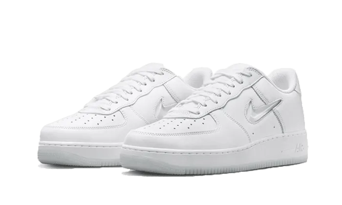 Air Force 1 Low '07 Retro Color of the Month Jewel Swoosh Triple White low - top shoe kind proper fit