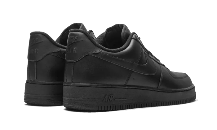 Air Force 1 Low '07 Triple Black running in a mountain range shoes non - stretchy upper shoes