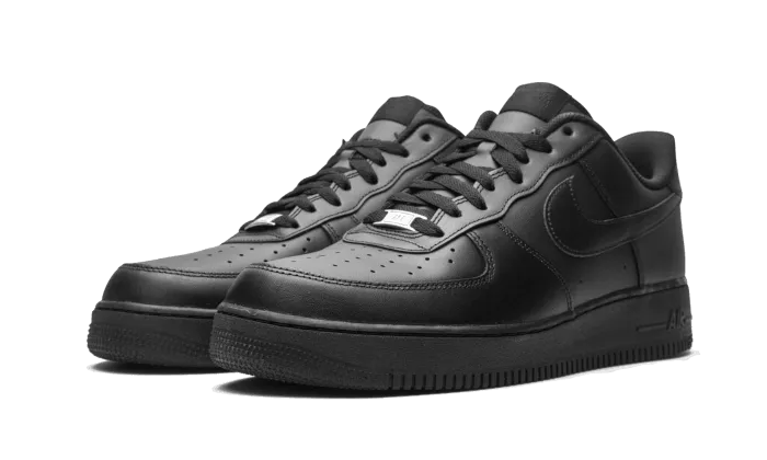 Contoured Footbed plain shoes Air Force 1 Low '07 Triple Black