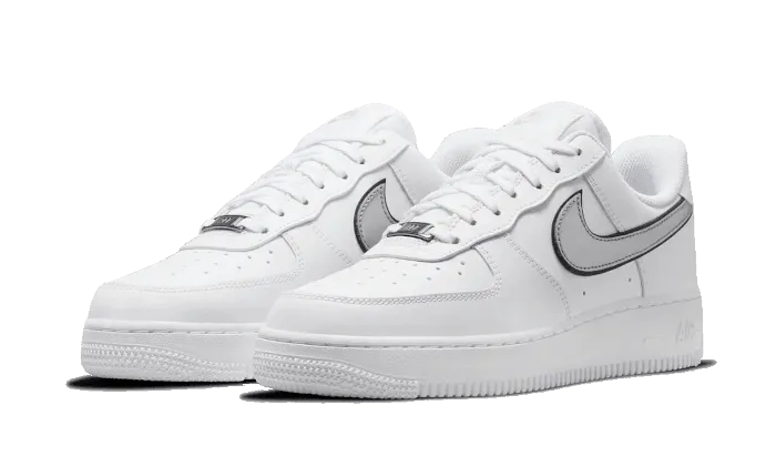 running for competition Air Force 1 Low Essential White Metallic Silver