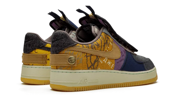 Air Force 1 Low Fossil Travis Scott Runners with High Arches Stable Heel
