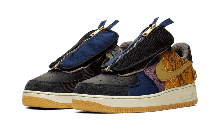 Air Force 1 Low Fossil Travis Scott anatomical torsion - resistant running shoes