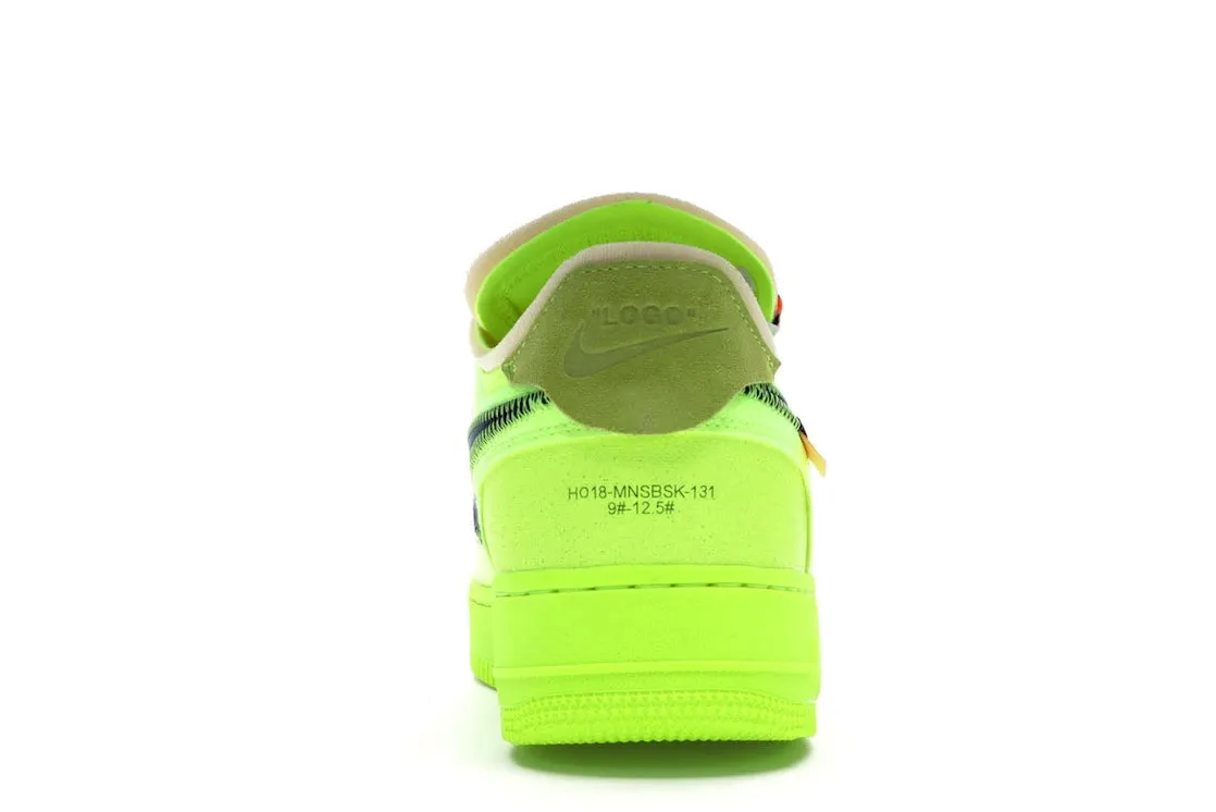 Air Force 1 Low Off-White Volt Smart Comfort Zero Drop Platform