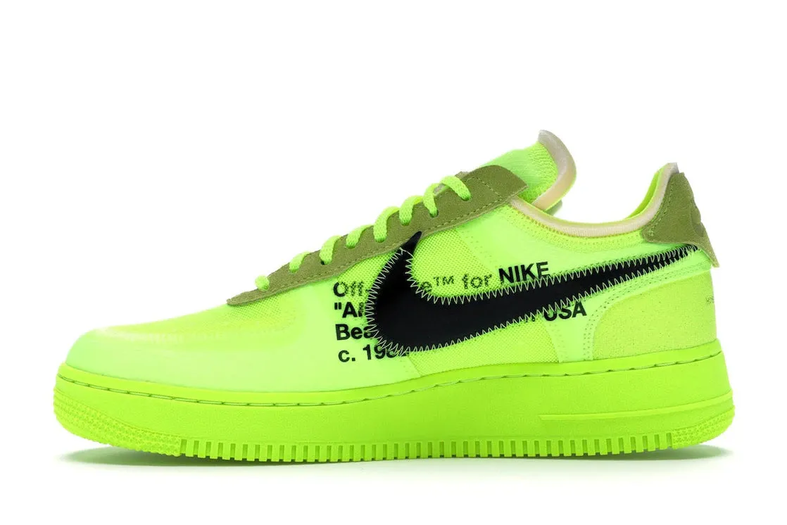 Mid Cut Air Force 1 Low Off-White Volt