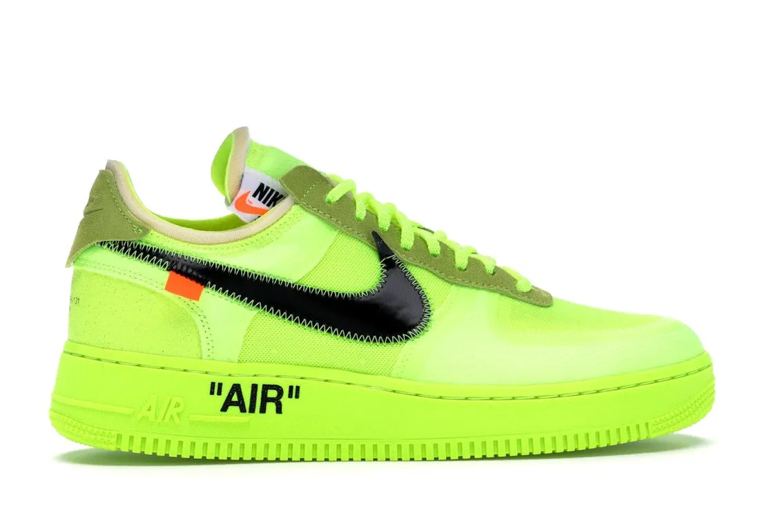 Air Force 1 Low Off-White Volt Eco Wear Comfort Insole