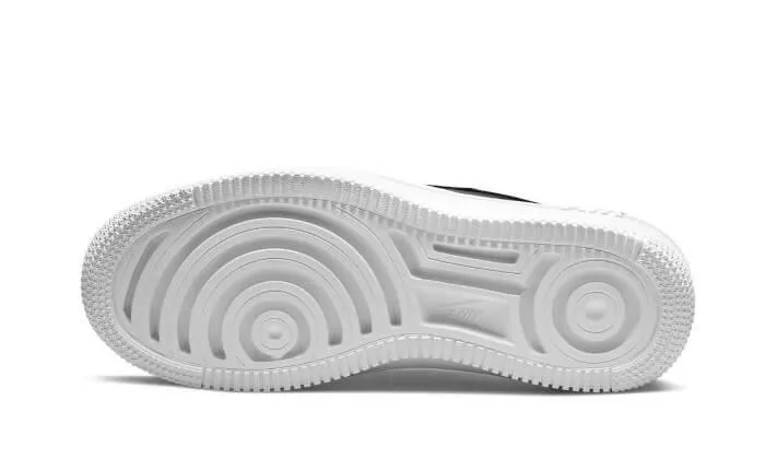 Leather Material running in different seasons Air Force 1 Low PLT.AF.ORM Black