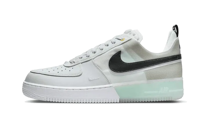 fashion - forward running shoes trendy shoe style Air Force 1 Low React Mint Foam