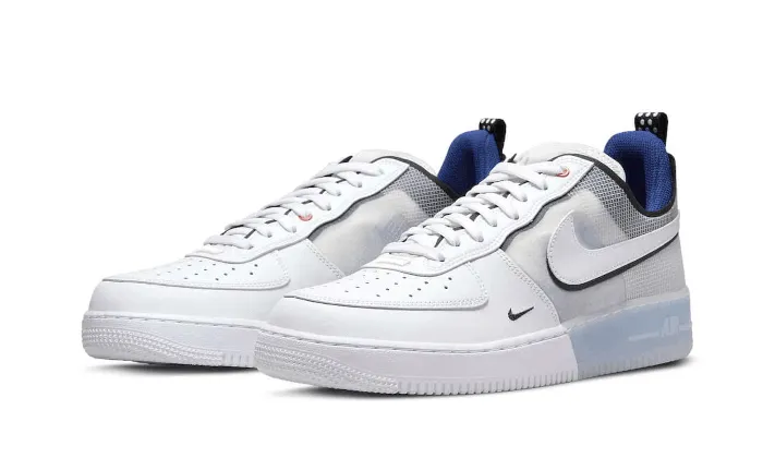 Cushioned Footbed low - arch shoe aid Air Force 1 Low React Split White Photo Blue