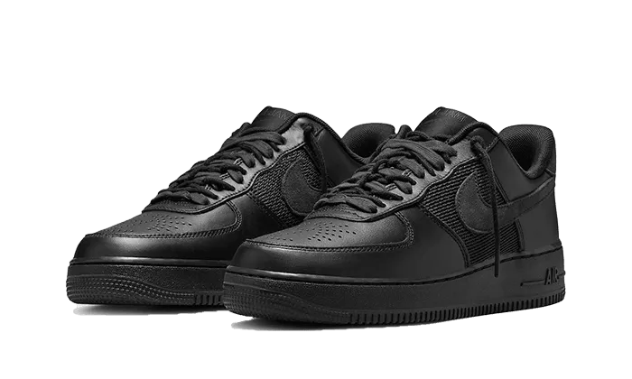 Air Force 1 Low Slam Jam Black running in flat tracks shoes