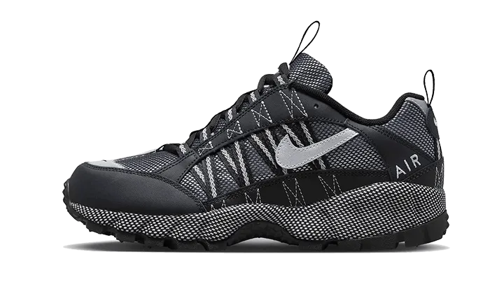 herringbone outsole shoes high - top running shoes Air Humara QS Black Metallic Silver