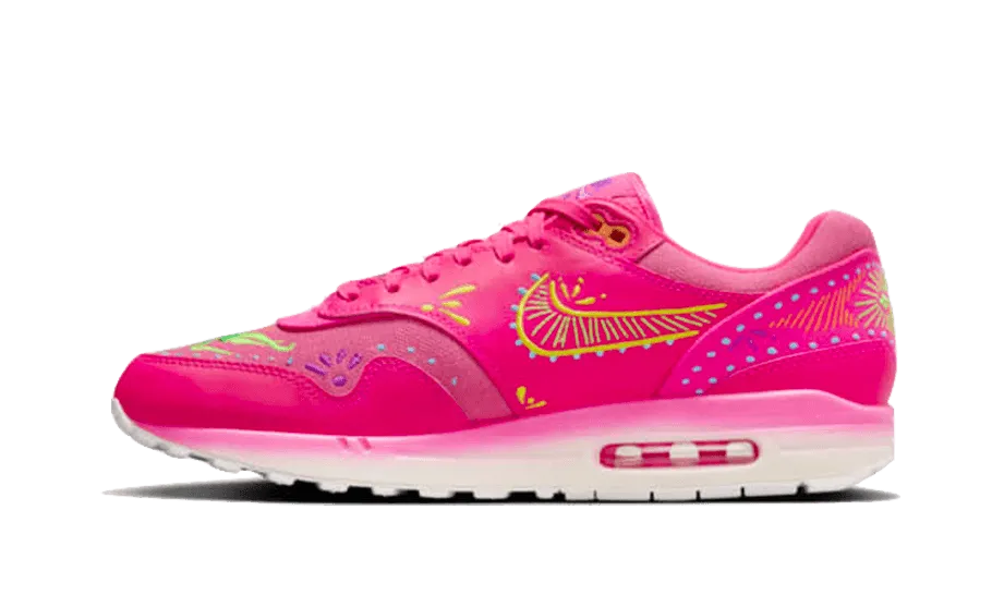 Air Max 1 Dia De Los Muertos elastic - strap shoes Amazing flexibility