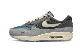 lace - up shoe model outdoor running shoe components Air Max 1 Kasina Won-Ang Grey