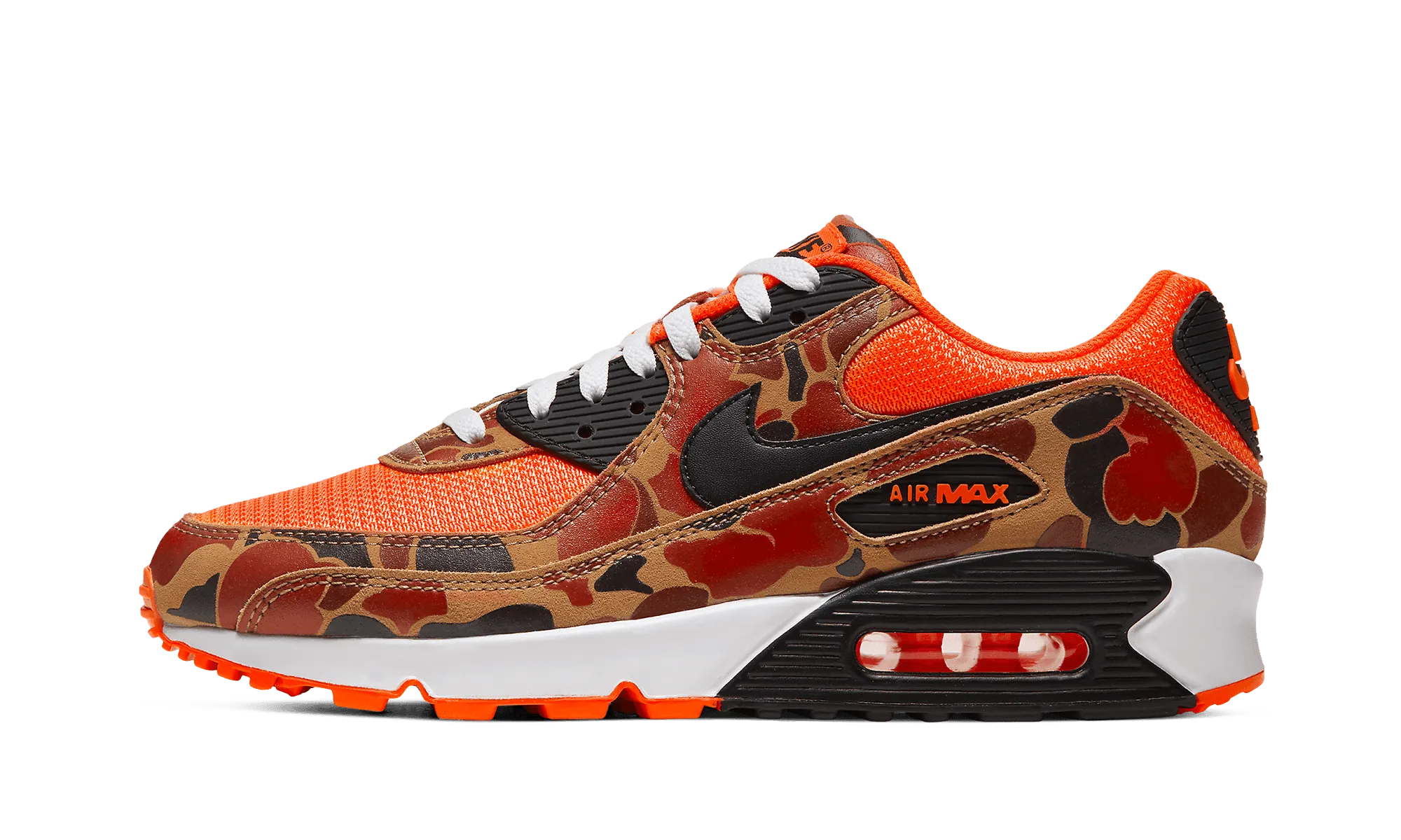 Air Max 90 Orange Duck Camo stability - feature shoes