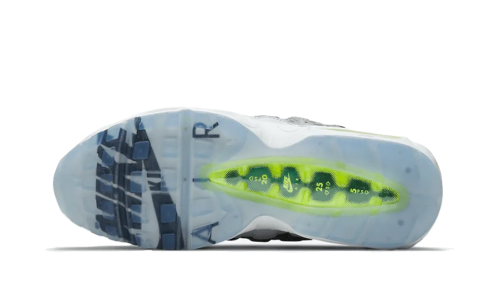 Air Max 95 Kim Jones Black Volt Enhanced silhouette