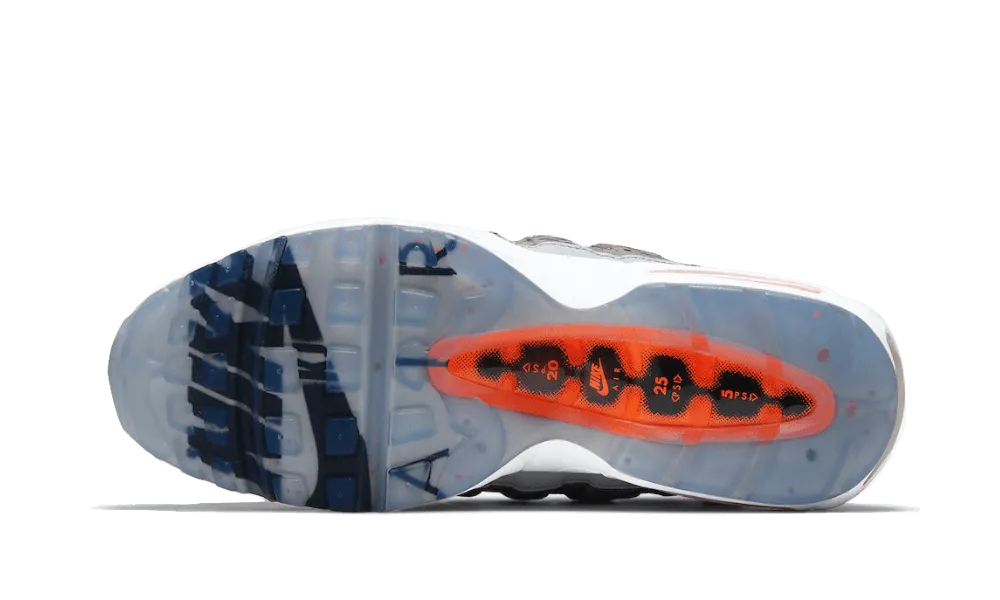 Air Max 95 Kim Jones Total Orange Performance Fit experienced runner shoes