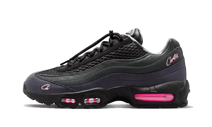 Anatomical Heel Cup Velcro Strap Air Max 95 SP Corteiz Pink Beam