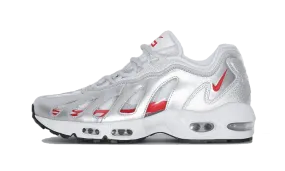 Air Max 96 Metallic Silver Supreme Durable Construction Step Control
