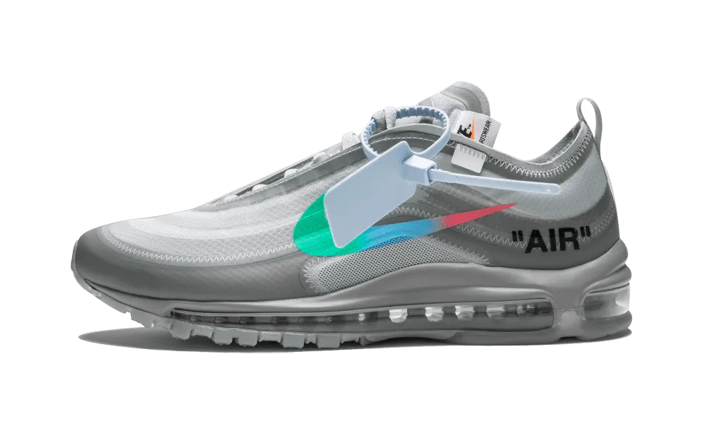 running in a fixed bridge area shoes running in spring shoes Air Max 97 Off-White Menta