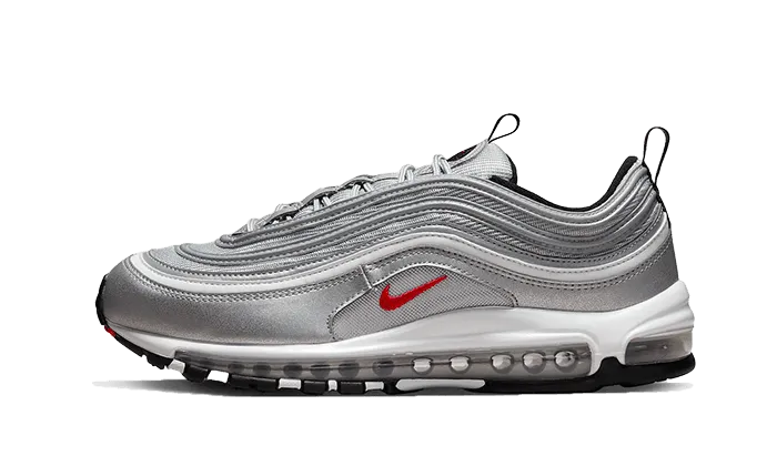 fashionable running footwear leather upper durability Air Max 97 OG Silver Bullet (2022)