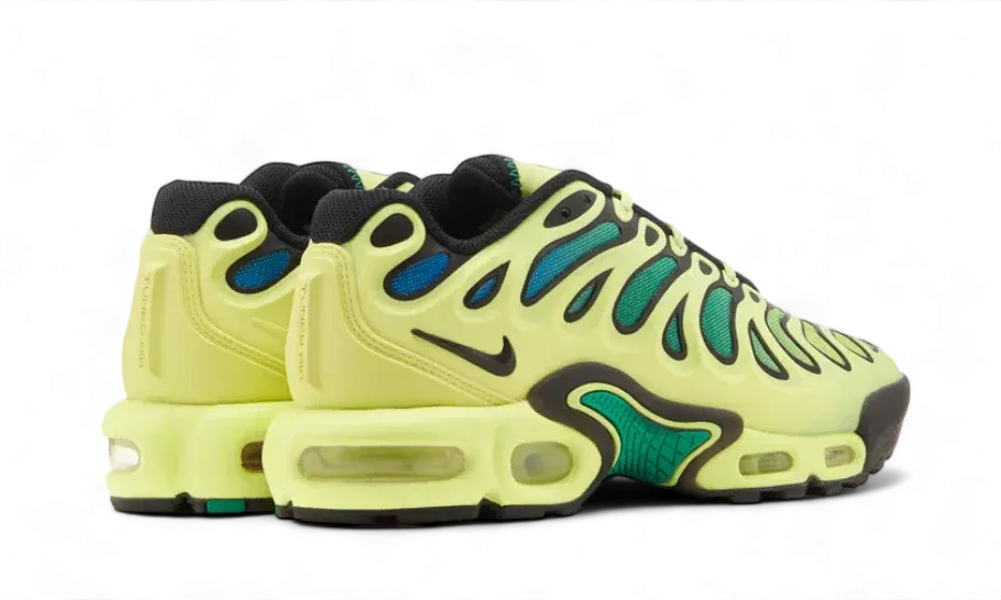Air Max Plus DriftNeon Yellow Long distance velcro - closure shoe form