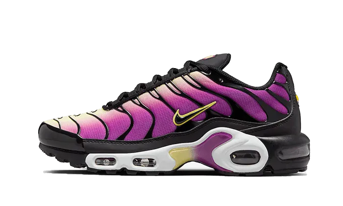 Air Max Plus Fuchsia Pale Yellow mesh upper breathability Branded quality