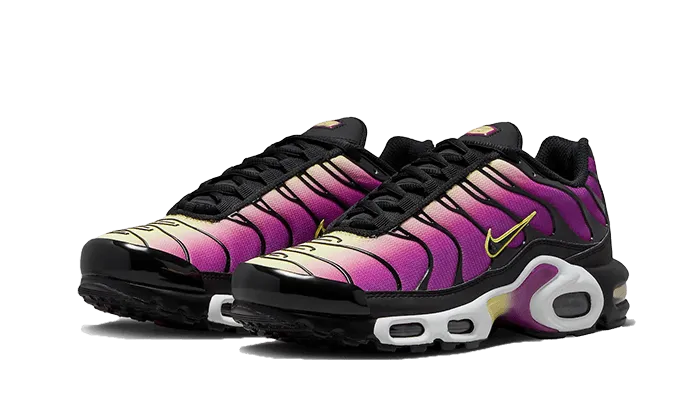 Nike Air Max Plus Fuchsia Pale Yellow Eco Friendly Foam