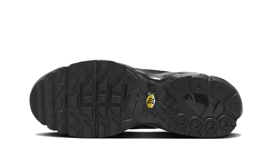 Air Max Plus Triple Black Leather versatile - use shoes Running Grip