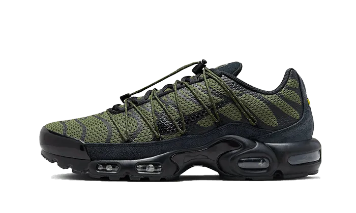 Air Max Plus Utility Black Olive monogrammed running gear adaptive - sports