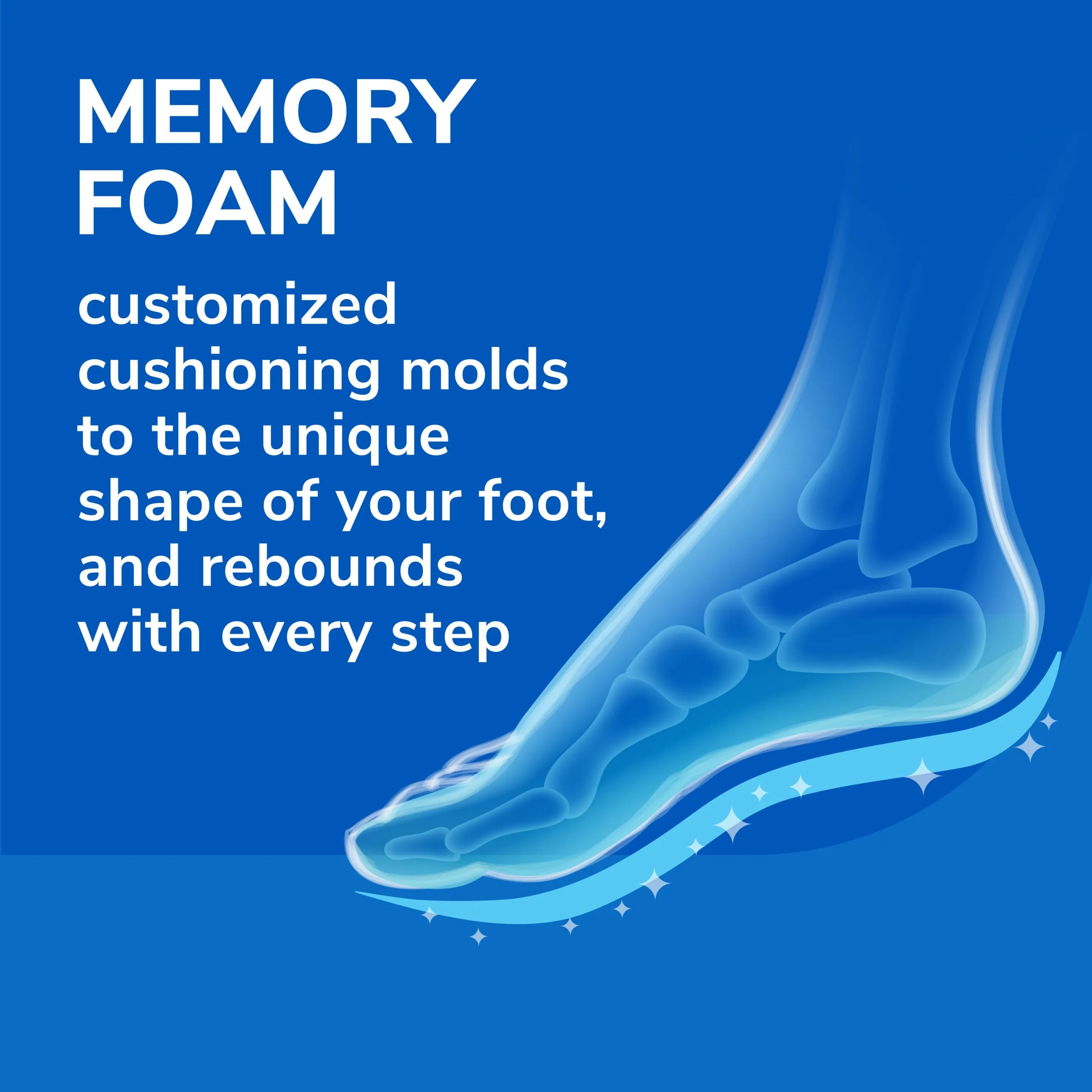 Air-Pillo® with Memory Foam Insoles