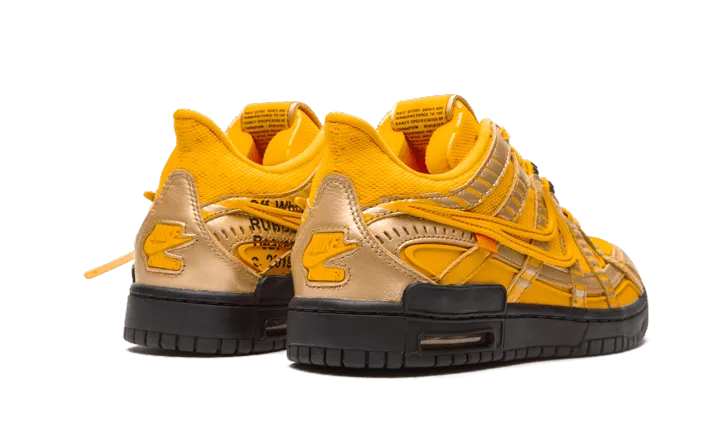 Air Rubber Dunk Off-White University Gold Multi Density Foam