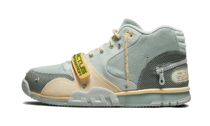 Lightweight Midsole Cushioned heel Air Trainer 1 Travis Scott Grey Haze