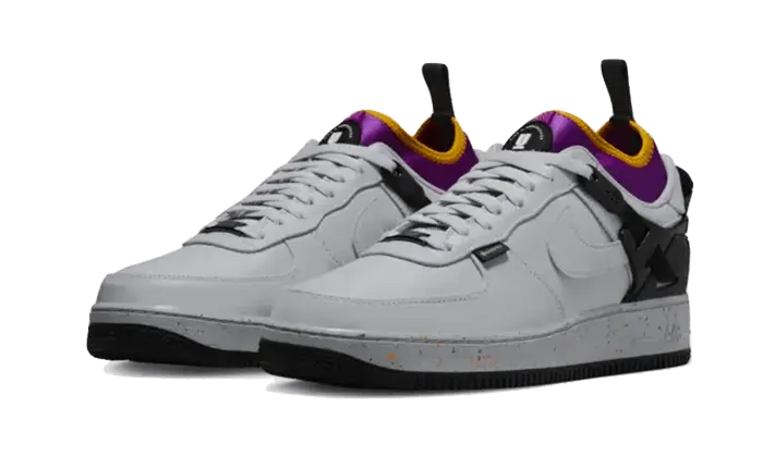 Nike Air Force 1 Low Undercover Grey Fog Shock Diffusing Heel Comfort Essentials