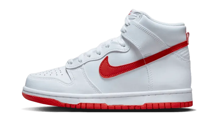 Dunk High White Picante Red Daily Jogging no - name shoes