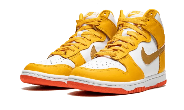 space - themed running shoes Cushioned Insole Shoes Dunk High University Gold