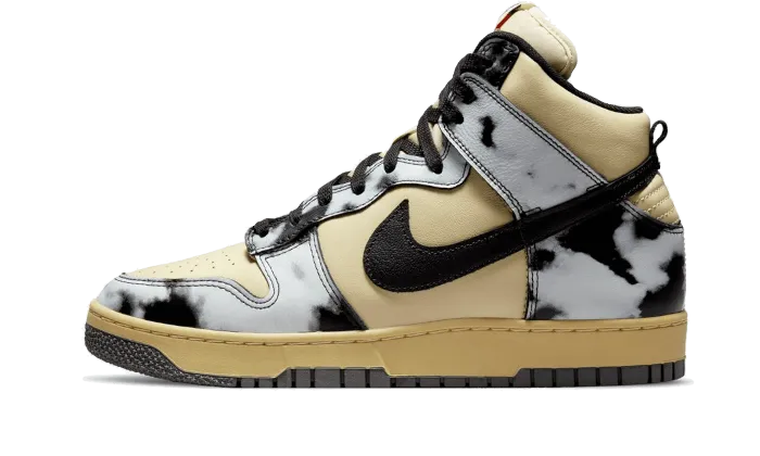 Nike Dunk High 1985 Black Acid Wash Total Fit