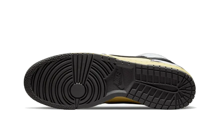 Tensile Weave Upper Fashion Must-Have Nike Dunk High 1985 Black Acid Wash