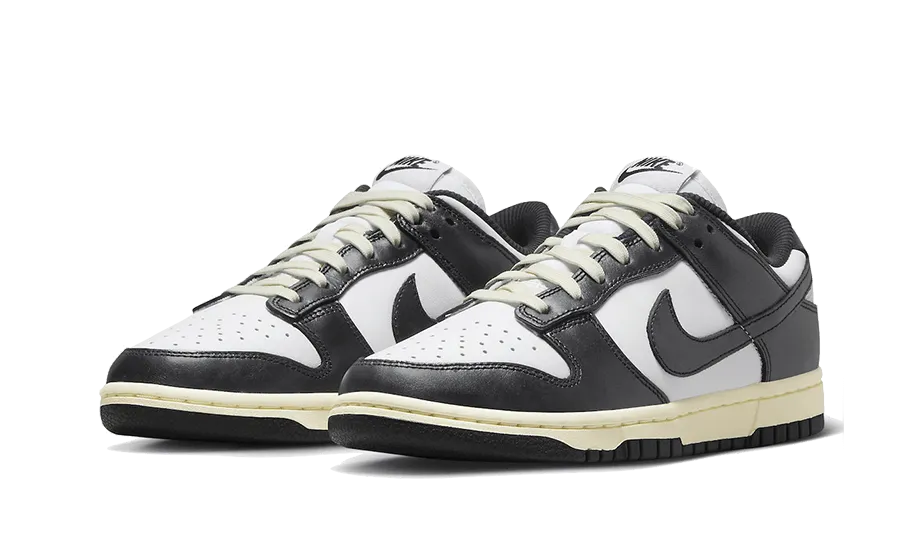 Nike Dunk Low Vintage Panda Strappy Anti corrosion