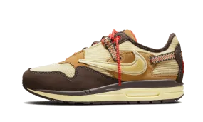 running in the sun shoes Air Max 1 Travis Scott Cactus Jack Baroque Brown