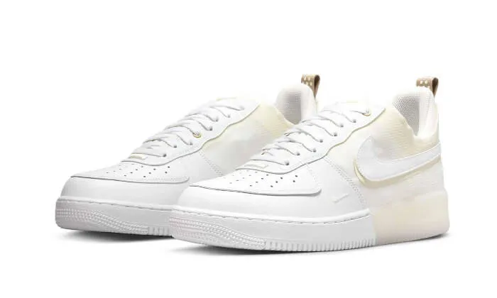 Nike Air Force 1 Low React Coconut Milk Stitchless Seams