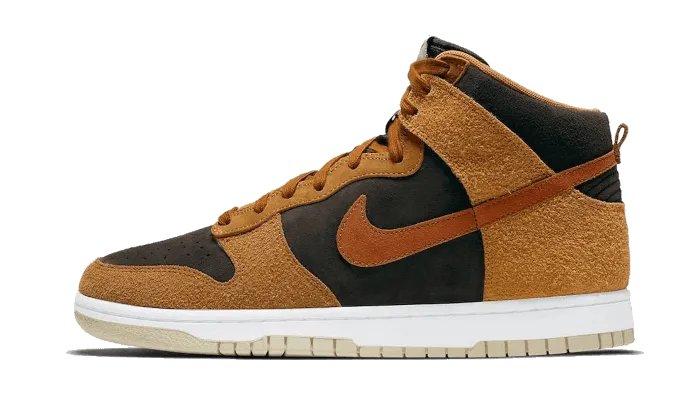 barefoot - running - style Dunk High PRM Dark Russet