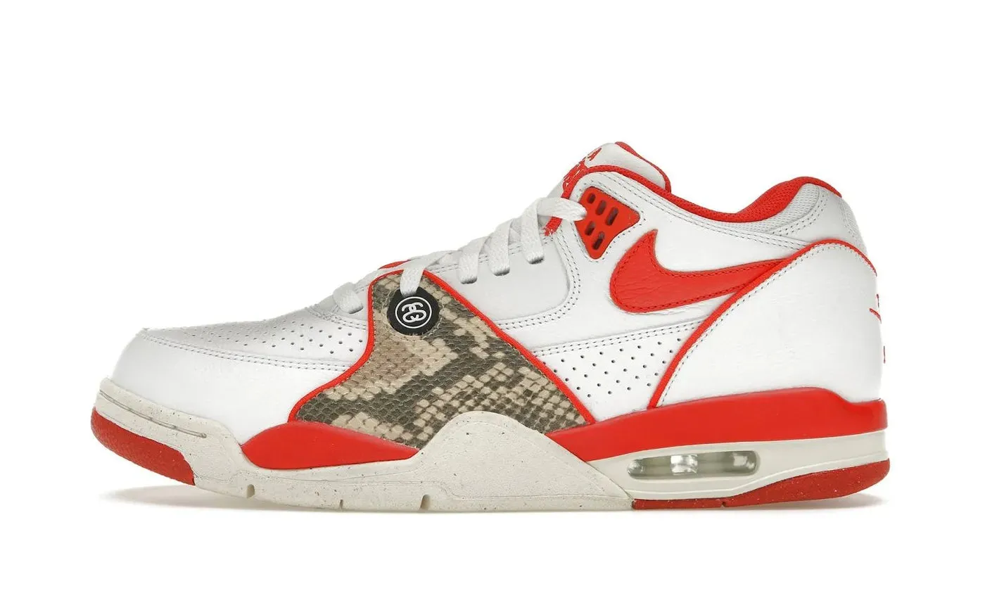 Nike Air Flight '89 Low SP Stussy Habanero Red Comfort Insole Core training