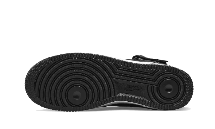 Nike Air Force 1 Mid Stussy All Black Handcrafted Details