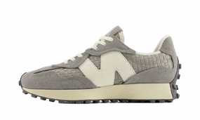 LaceUp New Balance 327 Woven Cement Grey Light Mushroom
