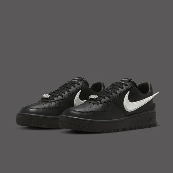 SuedeUpper Secure lacing system AMBUSH x Nike Air Force 1 Low Black