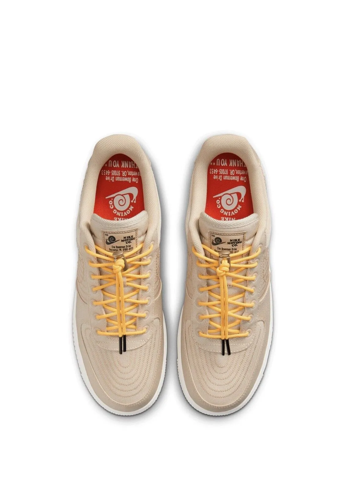 Nike Air Force 1 Moving Co. Sanddrift Knit Upper