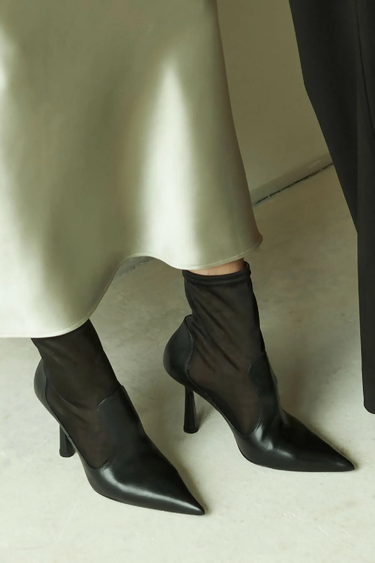 Anna Boot 95 Black Leather